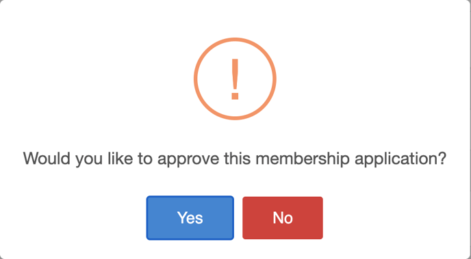 CRM - Membership Verification - Approve