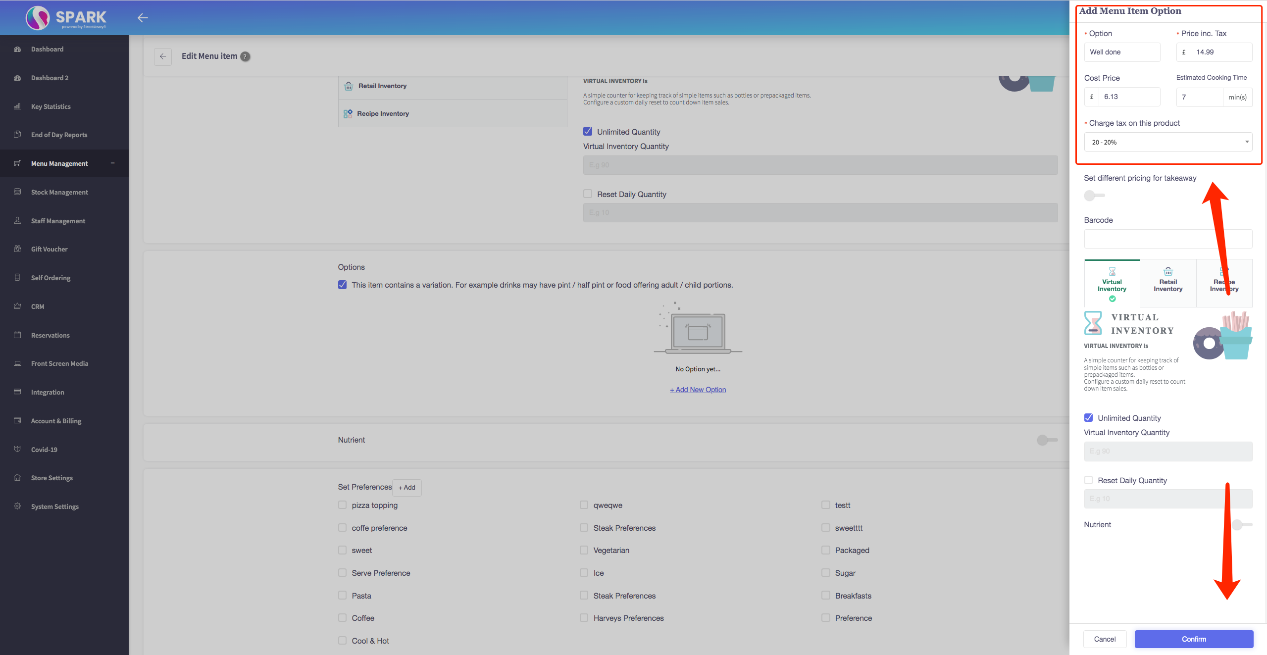 Option Adding Menu Customize Your Menu: Enhance Choices with Options